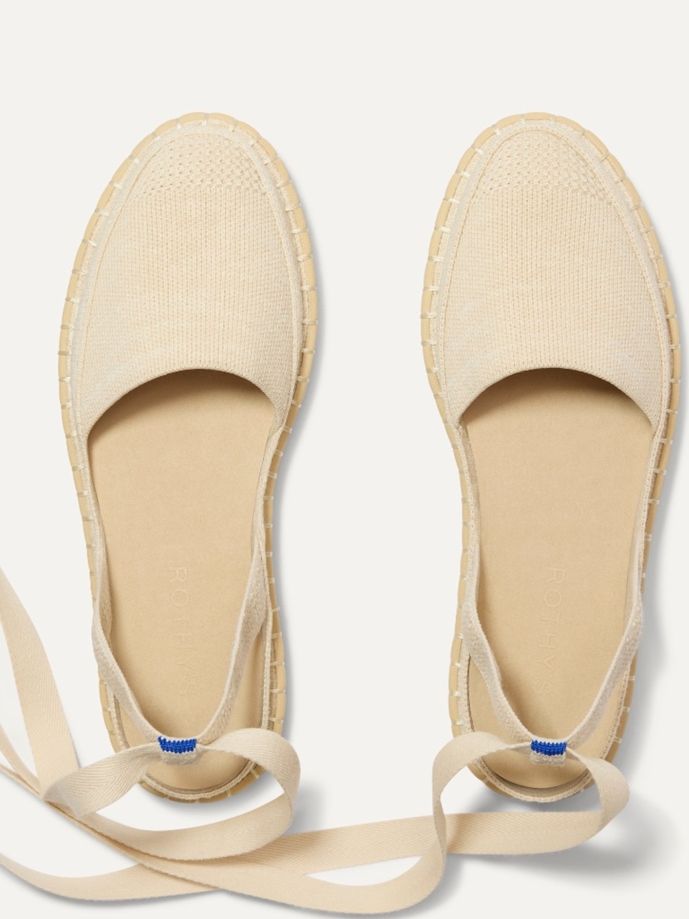 Rothy's The D'Orsay Espadrille - Seashell Size 8 - Picture 1 of 3
